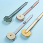 BUFFER®  Duş Jeli Hazneli Uzun Saplı Banyo Sırt Fırçası - Görsel 6