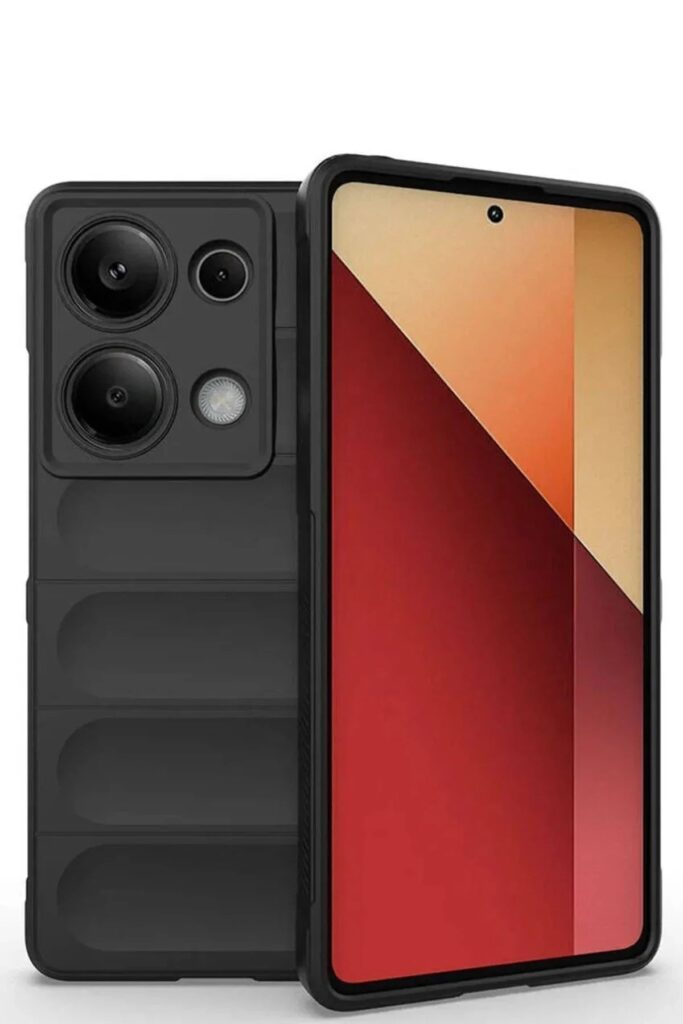 Mey İthalat®   Redmi Note 13 Pro 4G Kılıf Optimum Silikon - Siyah