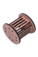 BUFFER®  Mini Silindir Eğlenceli Renkli Sağlam Küçük Pati İzi Şekilli Kedi Oyuncağı - Görsel 6