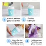 BUFFER® Silikon Jel Fırçalı Kedi Köpek Pati Ayak Temizleme Kovası Büyük - Görsel 6