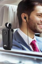 BUFFER® Telefon Bağlantılı Makaralı Kulaklıklı Bluetooth Kulaklık - Görsel 6