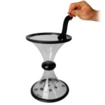 BUFFER® Eğlenceli Huni Şeklinde İlginç Şeffaf Para Biriktirme Kumbarası - Görsel 2