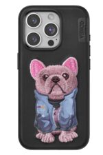 Mey İthalat®  iPhone 14 Pro Max Cute Desenli Kapak - Siyah