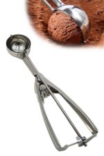 BUFFER® Paslanmaz Çelik Çek Bırak Yapışmaz Dondurma Top Kaşığı Kepçesi - Görsel 7
