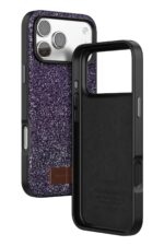 Mey İthalat®   iPhone 17 Pro Bright Simli Kapak - Derin Mor - Görsel 3