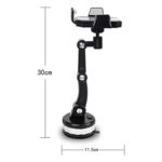 BUFFER® Jel Vantuzlu Cama Takılabilen Güçlü 360 Derece Dönebilen Ayarlanabilir Araç Içi Vantuzlu Telefon Tutucu - Görsel 3