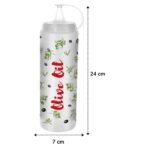 BUFFER® Şeffaf Kapaklı Sızdırmaz Yağlık Sosluk Şişesi Plastik Yağdanlık Master Chef AP-9471 - Görsel 2