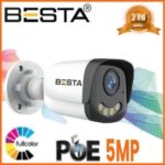 IP POE BT-1241 5mp Warm Led Güvenlik Kamerası