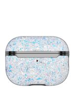Mey İthalat®  Airpods Pro 2 (2.nesil) Bright Simli Airpods Kapak - Gümüş - Görsel 2