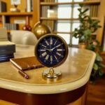 Goldora 25 x 20 Gold Metal Masa Saati