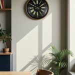 36 Cm Modern Kahverengi Duvar Saati