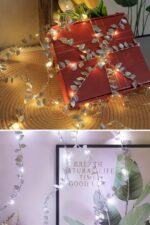 3 Metre Yaldızlı Gümüş LED Işık – Dekoratif Ortam ve Yılbaşı Aydınlatması - Görsel 7