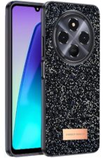 Mey İthalat®   Redmi 14C Bright Simli Kapak - Siyah