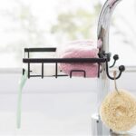 BUFFER® Paslanmaz Çelik Mutfak Banyo Musluğuna Sabitlenebilir Sabunluk - Görsel 2