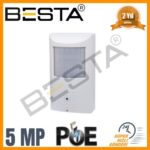 5 MP 1440P 48 IR LED IP POE DAHİLİ MİKROFONLU PIR DEDEKTÖR GÖRÜNÜMLÜ Güvenlik Kamerası