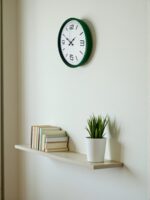 36 Cm Yeşil Modern Dekoratif Duvar Saati - Görsel 2