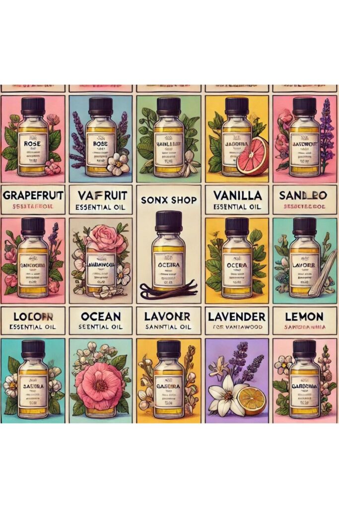 Favori 10'lu Set Esansiyel Uçucu Yağ Buhurdanlık Hava Nemlendirici Aroma Difüzörü Kokusu Esans