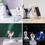 BUFFER® Mini Astronot Model Telefon ve Tablet Tutucu Standı - Görsel 4