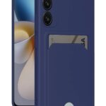 Mey İthalat®  Samsung Galaxy A35 5G Kılıf Kelvin Kartvizitli Silikon - Lacivert