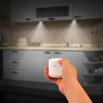 BUFFER® 3lü Uzaktan Kumandalı Pilli Yapışkanlı Kablosuz Led Spot Lambalar - Görsel 5