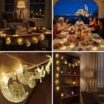 Hilal ve Cami Şekilli 3.5 Metre USB LED Işık – 20 LED’li Dekoratif Ramazan Dekorasyonu ve Ortam Aydınlatması - Görsel 5