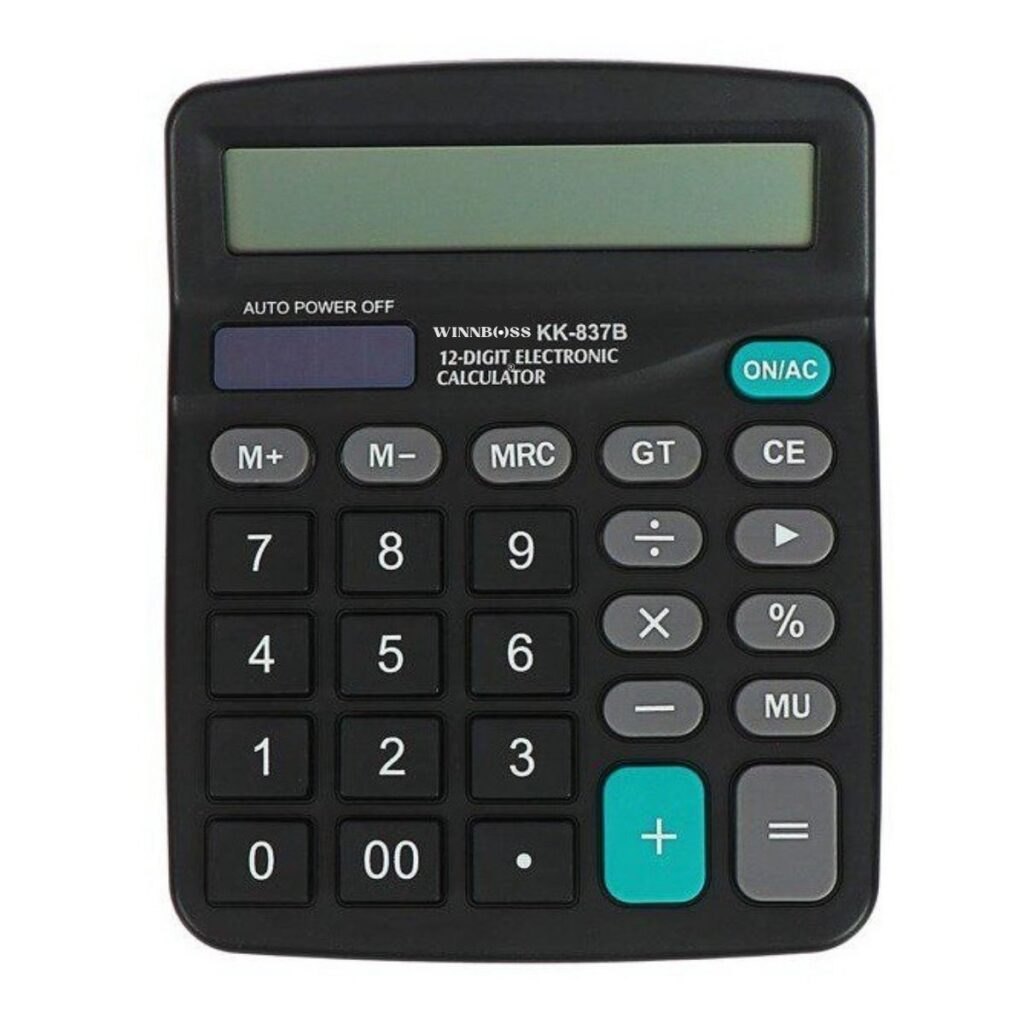 BUFFER® Standart Fonksiyonlu 12 Haneli Geniş LCD Ekran