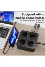 sonx Akım Korumalı Avrupa Tip-C USB Soket Kartı 2 Metre - Güvenli ve Uzun Kablo Çözümü - Görsel 2