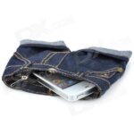 BUFFER® Jean Short Telefon Kılıfı ve Cüzdan - Görsel 3