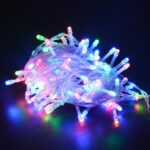 BUFFER® 10 Metre 100 Ledli 8 Fonksiyonlu Karışık Renkli RGB Led Lamba - Görsel 4