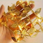 3 Metre Yaldızlı Gold LED Işık – Dekoratif Ortam ve Yılbaşı Aydınlatması - Görsel 4