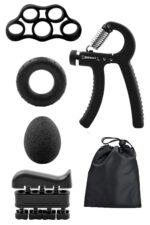 BUFFER® 5 Parça El, Kol ve Parmak Egzersiz Spor Aletleri Seti Fitness Takımı - Görsel 4