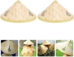 Mey İthalat® Naturel Renk Cambodia Kamboçyalı Vietnam Şapkası PVC Hasır - Görsel 5