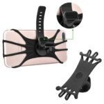 BUFFER® Universal Bisiklet Motosiklet Çocuk Arabası Silikon 360 Derece Telefon Tutucu Tüm Modellerle - Görsel 6