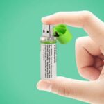 BUFFER® USB Şarjlı 1450mAh AA 1.2V Lityum Kalem Pil – 2’li Set, Tekrar Şarj Edilebilir Uzun Ömürlü Dönüştürülebilir Batarya - Görsel 5