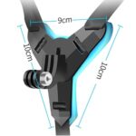 BUFFER® Motorsiklet Kask Önü Takılan Telefon Tutucu Aksiyon Kamerası Takılabilen Aparat - Görsel 4