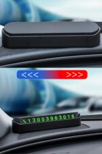 BUFFER® Pratik Fosforlu Telefon Numarası Yamzak İçin Araç İçi Oto Numaratör Numaralık - Görsel 8