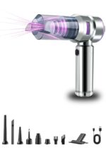 BUFFER® 9 Farklı Uçlu Kablosuz Şarjlı Araç İçi Süpürge – Wireless Destekli, Güçlü Emiş, Taşınabilir Pratik Araç Temizleyici - Görsel 6