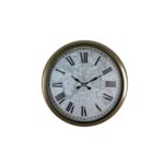 Antique World 40 Cm Eskitme Metal Duvar Saati - Görsel 3
