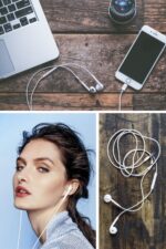 BUFFER® İphone Ucu Çıkışlı Pop Up Kulakiçi Yumuşak Kontrol Tuşlu Kulaklık - Görsel 7