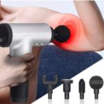 BUFFER®  6 Farklı Seviyeli Titreşimli 4 Farklı Başlıklı Büyük Boy Masaj Tabancası - Görsel 5