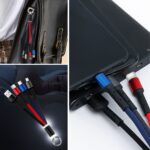 BUFFER® Işıklı Anahtarlık Model 3 in 1 USB Çıkışlı MİKRO