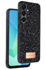 Mey İthalat®  Samsung Galaxy A16 5G Bright Simli Kapak - Siyah