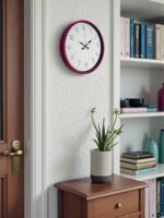 36 Cm Pembe Standart Duvar Saati - Görsel 2