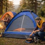 BUFFER® 3 Kişilik Manuel Kamp Çadırı – Düz Kapılı Outdoor Aile, Doğa, Piknik ve Kamp Çadırı 200x150x110 cm - Görsel 4