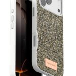 Mey İthalat®   iPhone 17 Pro Max Bright Simli Kapak - Çöl Titanyum