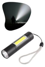 BUFFER® Kutulu Mini El Feneri – Taşınabilir LED Kamp ve Acil Durum El Lambası Plastik Gövde - Görsel 7