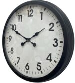 60 cm Siyah Metal Duvar Saati