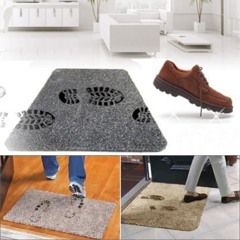 BUFFER® Çamaşır Makinesinde Yıkanabilir Kir Toz Emici Mikrofiberli Paspas