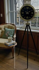 Zamanın Asaleti Eskitme Tripod Ayaklı Saat - Görsel 5