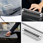 BUFFER® Alüminyum Kasa Gri Renk Çevirmeli Araç Içi Telefon Numaratörü Park Oto Numaratörü - Görsel 2